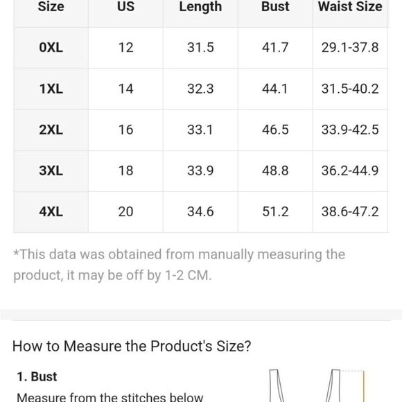 Plus size tropical print bathing suit 1X - Picture 5 of 5